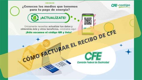 Cómo Facturar el Recibo de CFE Recibos México