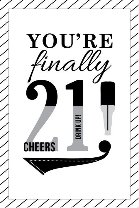 Happy 21st Birthday Card Happy 21st Birthday Quotes 21st Birthday