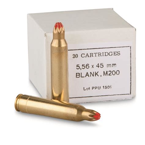 Ppu M200 Standard Blank Ammo 556x45mm Nato 20 Rounds 222522 5