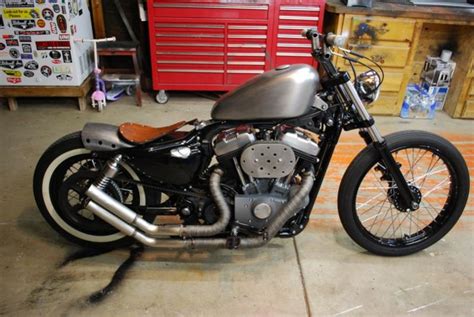 Harley davidson make the coolest sportster ever in the '48'.but it sadly has the daftest tank ever, giving it just a 50 mile fuel. to paint or not to paint - Harley Davidson Forums