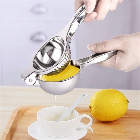 lemon squeezer juicer lime press citrus manual heavy duty bowl juicers stainless steel easy
