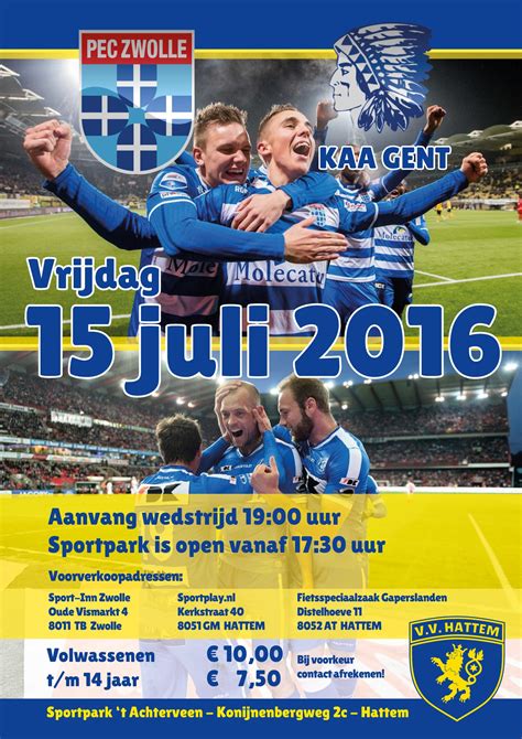 Assisted by vitaliy buyalskiy.goal awarded following var review. PEC Zwolle speelt vrijdag tegen KAA Gent in Hattem - VSCO'61