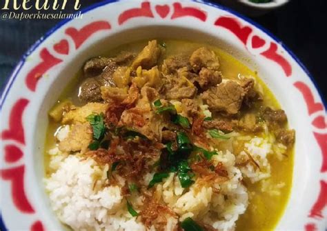 Resep Soto Daging Khas Kediri Anti Gagal Kreasi Masakan