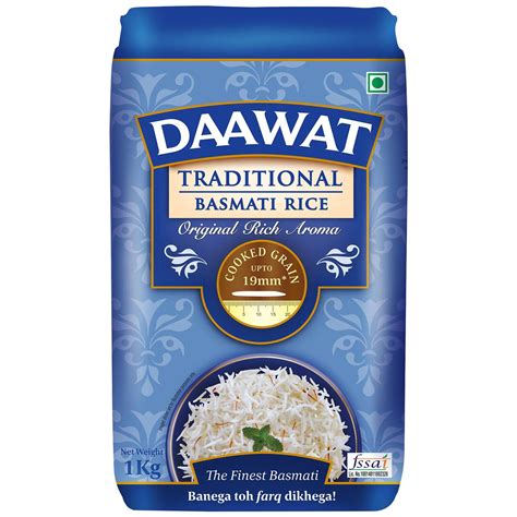 Daawat Traditional Basmati Rice 1kg Lazy Orders