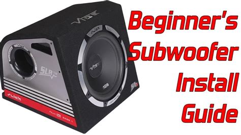 Get That Bass Pumping A Step By Step Guide On Installing Subwoofers In