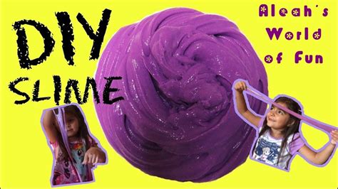 How To Make Slime With Glue And Laundry Detergent No Borax Diy Youtube