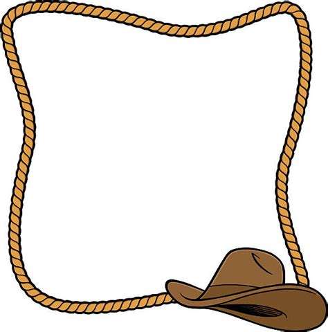 Cowboy Boots Border Clip Art Cowboy Rope Border Clipa