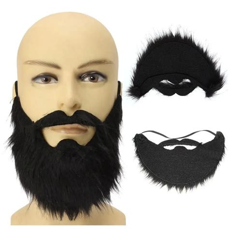 Fancy Dress Fake Beard Halloween Costume Party Facial Hair Moustache Wig Funny Festival Supplies