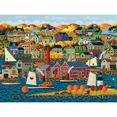 Fall On The Coast 1000 Piece Jigsaw Puzzle Bits And Pieces