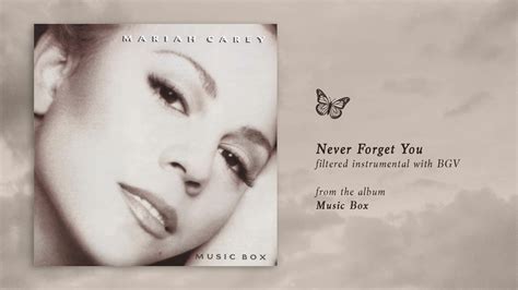 Mariah Carey Never Forget You Music Box Filtered Instrumental With