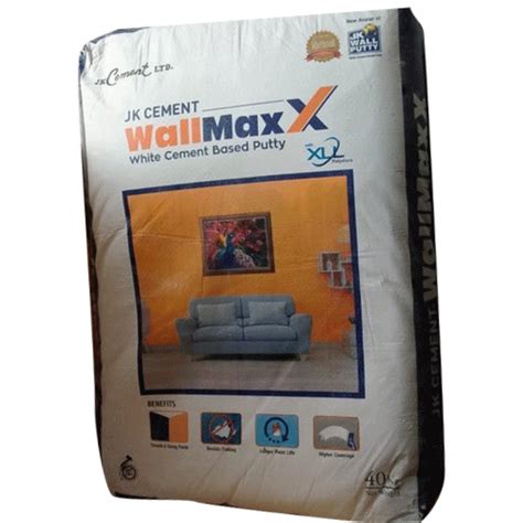 40 Kg Jk Cement Wallmaxx White Cement Based Putty At Rs 1000bag In Chennai