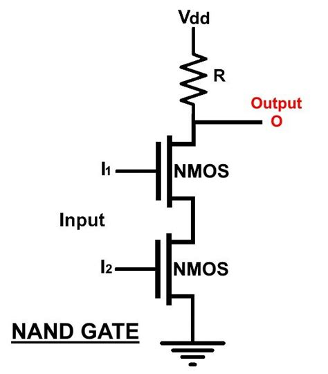 Nand Logic Gate Circuit Diagram