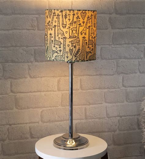 Buy Beige Shade Table Lamp With Stainless Steel Base By Homesake At 65