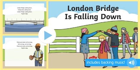 London Bridge Is Falling Down London Bridge Nursery Rhyme