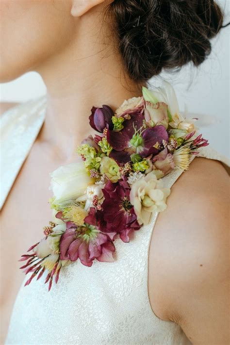 Shoulder Corsage Berry Corsage Jewel Toned Corsage Chicago