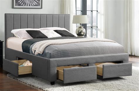 Ashley Upholstered Platform Bed With Storage Drawers The Sleep Factory