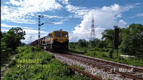 Sabarmati Wdg 4d Gt46ace In Action On A Delight Weather Of Nfr Youtube