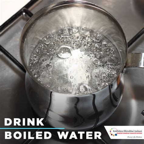 Drink Boiled Water Health Tips From Kokilaben Hospital