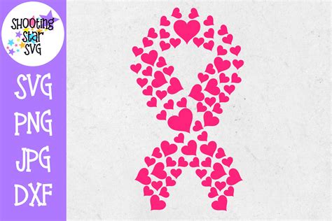 Heart Breast Cancer Awareness SVG - Breast Cancer SVG – ShootingStarSVG