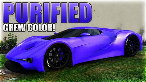 GTA 5 Online - New Crew Rare/Modded Color #61 "Purified" - YouTube