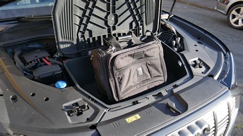 Audi E Tron Sportback Luggage Test How Much Fits In The Trunk