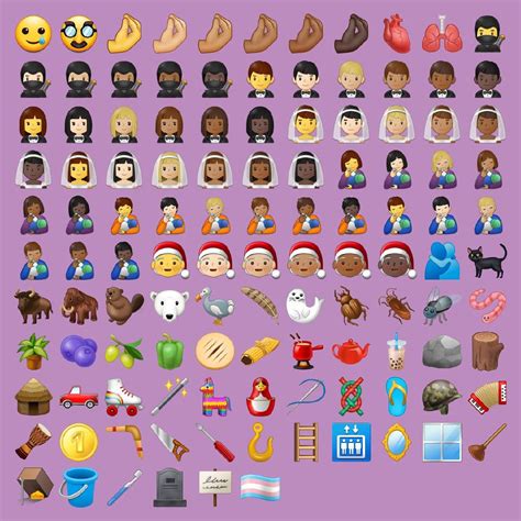 Samsung One Ui 25 Emoji Changelog All Of The 116 New Emojis In One Ui