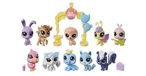 Littlest Pet Shop Sparkle Spectacular Collection Pack Toy Includes 10