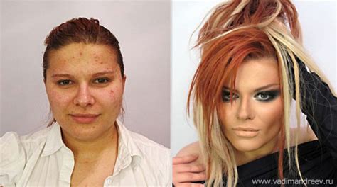 Russian Girls Before And After Makeup Others
