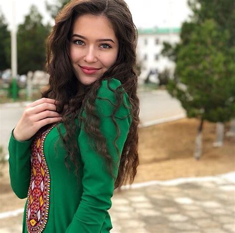 Turkmen girl Turkmenistan Туркмения Exotic Women Turkmenistan People