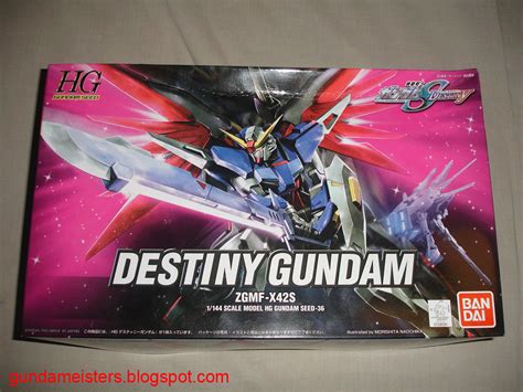 Gundam Meisters Unbox Hg 1144 Destiny Gundam