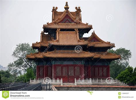 Forbidden City In Beijing China Stock Image Image Of