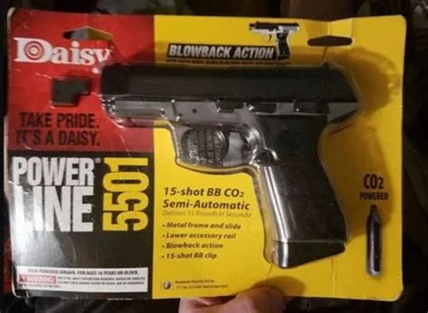 Daisy Powerline Bb Pistol Blowback Semi Auto Co Gas Handgun