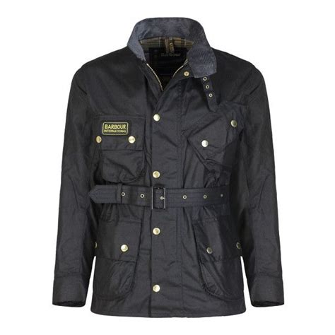 Barbour International Mens Original Wax Jacket Black Mwx0004bk51 A7