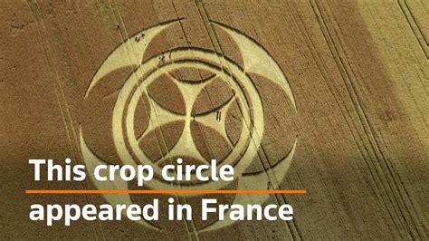 Mysterious Crop Circle Appears In France Youtube