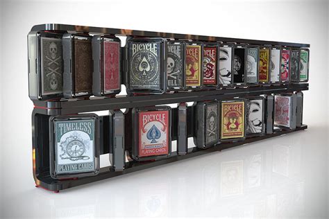 I built this playing card display case for my son the magician. Orbiter Lets You Display Your Playing Card Collection with Style and Pride | SHOUTS