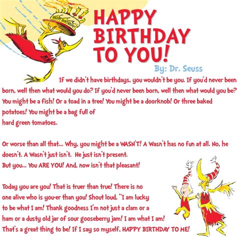 Dr Seuss Book Quotes Birthday Image Quotes At
