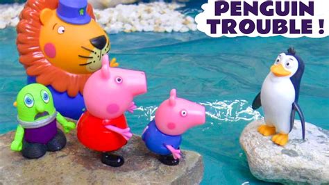 Peppa Pig Plays Hide And Seek With Mr Lions Penguins Youtube