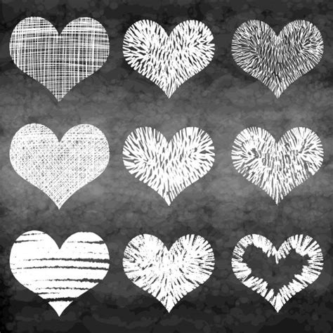 Hand Drawn Hearts Set Stock Vector Image By ©goldenshrimp 81421524