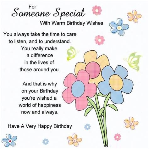 Birthday Wishes For Someone Special Happy Birthday Wishes