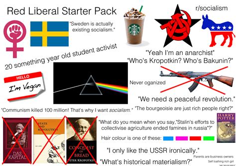 Red Liberal Starter Pack Rstarterpacks