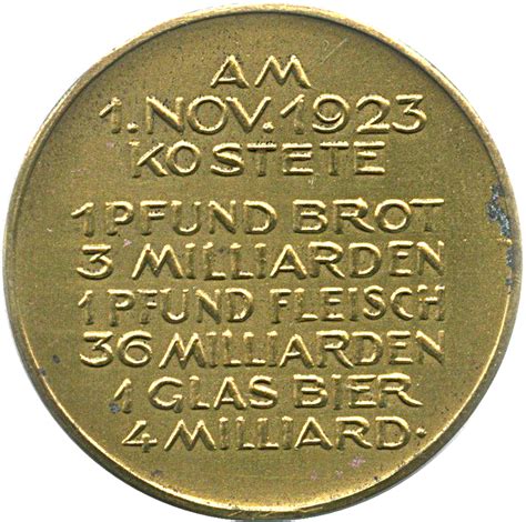 However, we also present our own alternate shadowstats cpi estimates for comparison purposes. Medal - Inflation of 1923 (1 November) - * Tokens