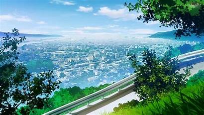 Anime Landscape Scenery Cityscape Forest Nature Wallpapers