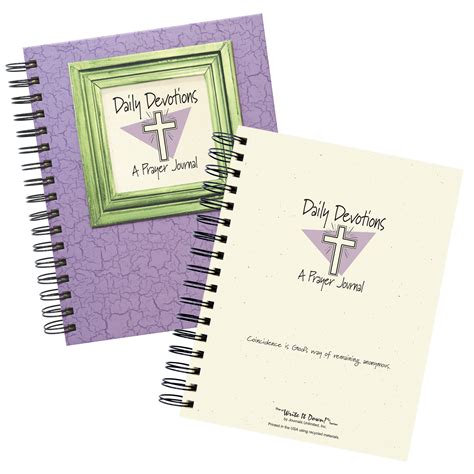 Daily Devotions A Prayer Journal Eggplant Journals Unlimited Inc