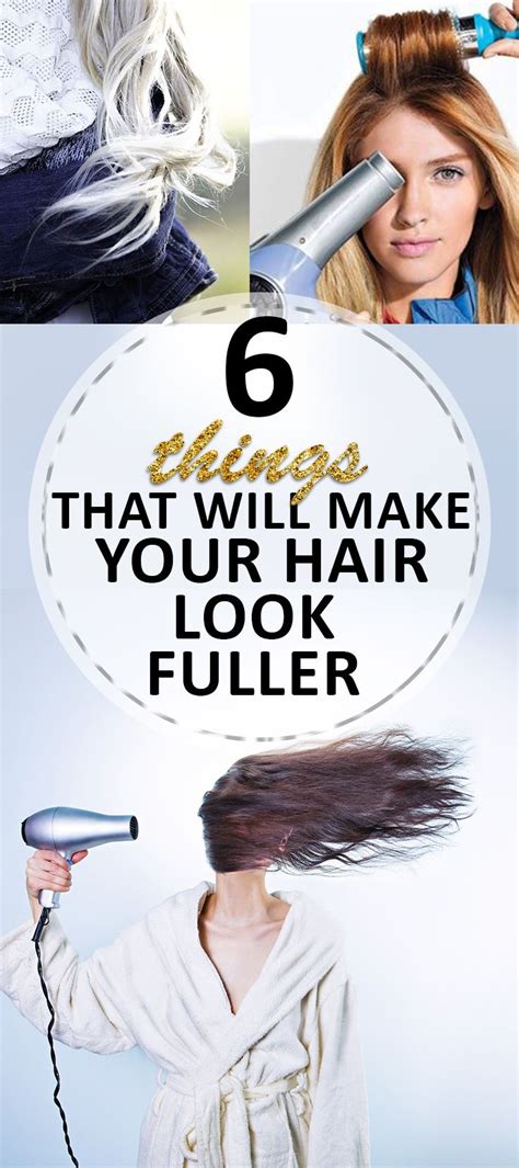 6 Things That Will Make Your Hair Look Fuller Brick And Glitter