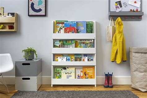 Tidy Books Kids Bookshelf Age 0 10 Wall Bookcase For Kids Room