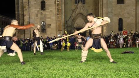 Alba24 Video Lupte De Gladiatori La Festivalul Roman Apulum 2016 Youtube