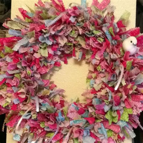 Fabric Wreath Super Easy Wire Wreath Frame And Strips Of