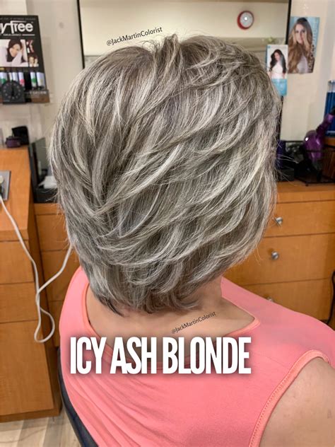 Icy Ash Blonde Check The Link Below For More Icy Blonde And Silver Transformations Blending