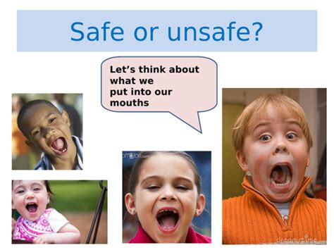 Safe Or Unsafe Lets Think About What We Put Into Our Mouths