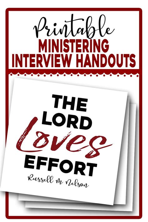 LDS Ministering Handout Relief Society Handout Ministering Etsy Relief Society Handouts